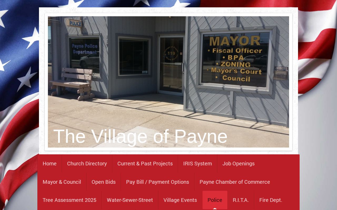Paulding County Payne Police Logs official incident and call-report archive